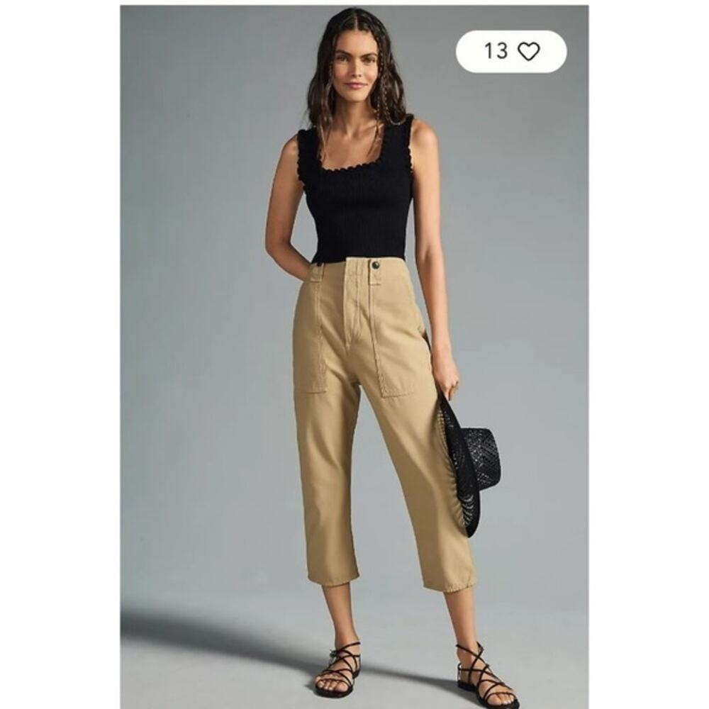 Citizens of Humanity Pony Boy Khaki Organic Cotton Utility Pants Tan Size 30